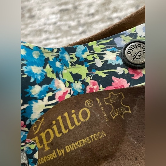 Birkenstock Papillio Gizeh Sandals Womens Siz 39 US 8 Cork Fresh Boho Flowers - Picture 6 of 9